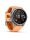 fēnix® 9 Pro – inReach®, 43 mm, AMOLED Sapphire, Titan mit Silikon-Armband Shell Pink/Autumn Orange