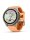 fēnix® 9 Pro – inReach®, 43 mm, AMOLED Sapphire, Titan mit Silikon-Armband Shell Pink/Autumn Orange