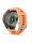fēnix® 9 Pro – inReach®, 43 mm, AMOLED Sapphire, Titan mit Silikon-Armband Shell Pink/Autumn Orange