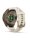 fēnix® 9 Pro – inReach®, 43 mm, AMOLED Sapphire, Autumn Gold Titan mit Silikon-Armband Creme/French Gray