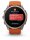 fēnix® 9 Pro – inReach®, 51 mm, AMOLED Sapphire, Titan mit Silikon-Armband Autumn Orange/Spark Orange