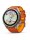 fēnix® 9 Pro – inReach®, 51 mm, AMOLED Sapphire, Titan mit Silikon-Armband Autumn Orange/Spark Orange