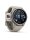 fēnix® 9 Pro – inReach®, 43 mm, AMOLED Sapphire, Titan mit Silikon-Armband Nebelgrau/Dunkler Sandstein