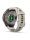 fēnix® 9 Pro – inReach®, 43 mm, AMOLED Sapphire, Titan mit Silikon-Armband Nebelgrau/Dunkler Sandstein