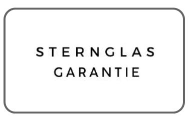 Sternglas Garantie